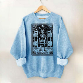 The Deadlift Tarot Card Sport Life Sweatshirt