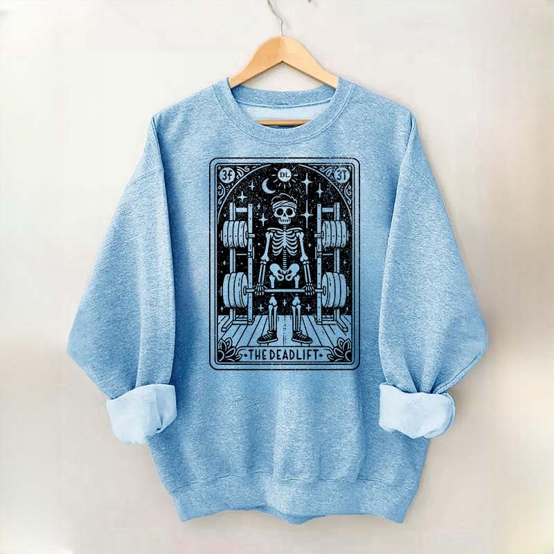 The Deadlift Tarot Card Sport Life Sweatshirt
