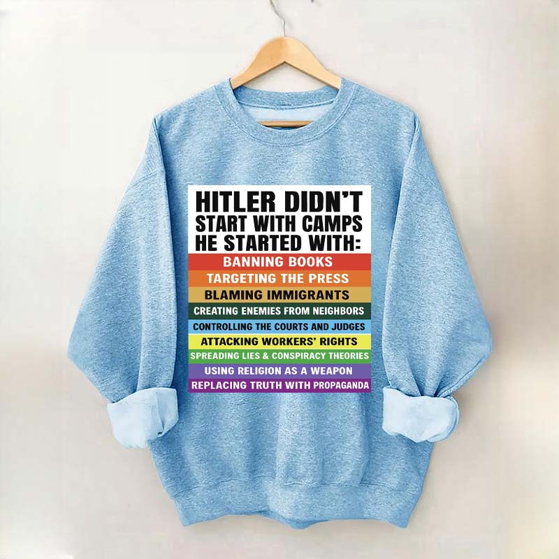 Anti Fascism Protest Sweatshirt