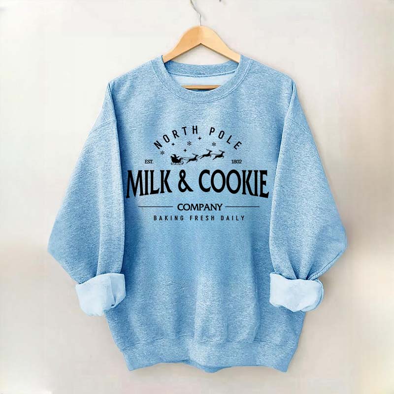 North Pole Milk and Cookie Co Sweatshirt