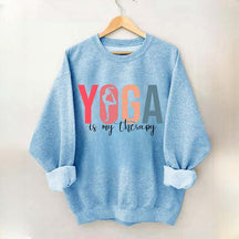 Yoga Is My Therapy Sweatshirt