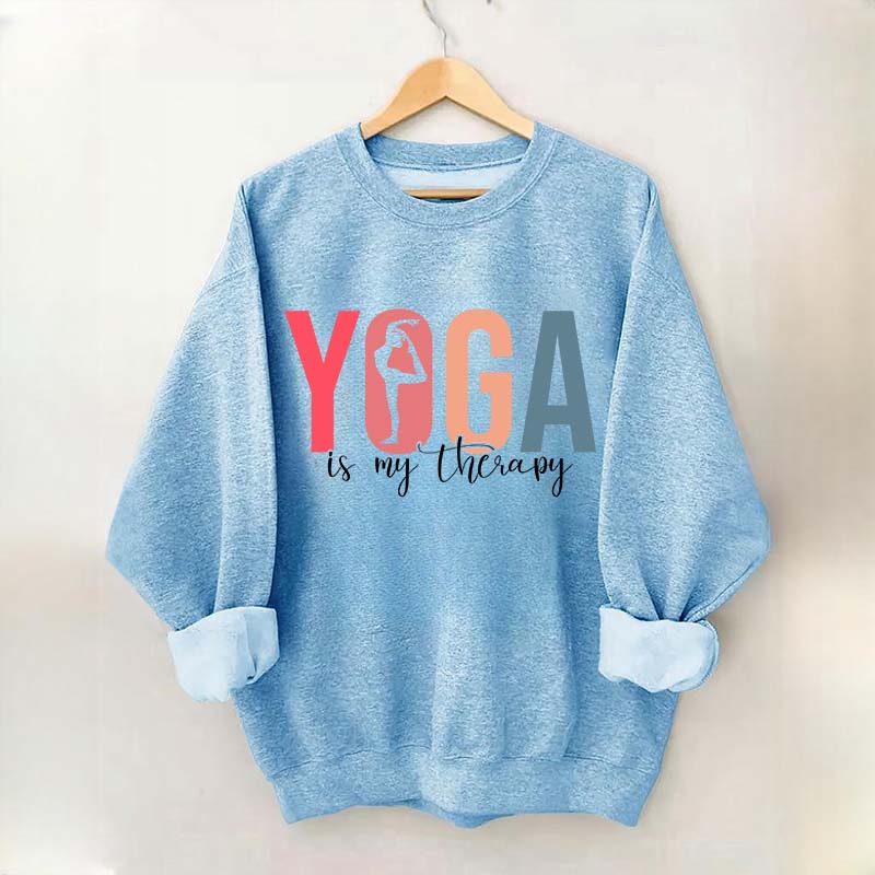 Yoga Is My Therapy Sweatshirt