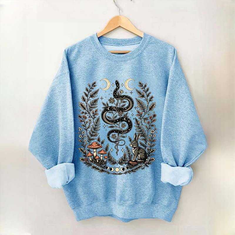 Celestial Floral Celestial Floral Snake Moon Sweatshirt