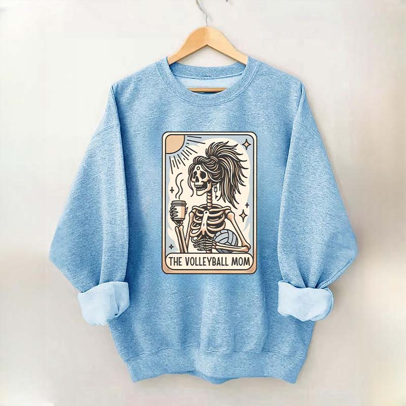 Volleyball Mom Tarot Card Sweatshirt