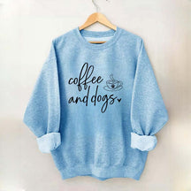 Minimalistic Coffee and Dogs Sweatshirt