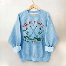 Hockey Girl Christmas Club Sweatshirt