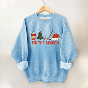 Tis The Season Hockey Christmas Sweatshirt