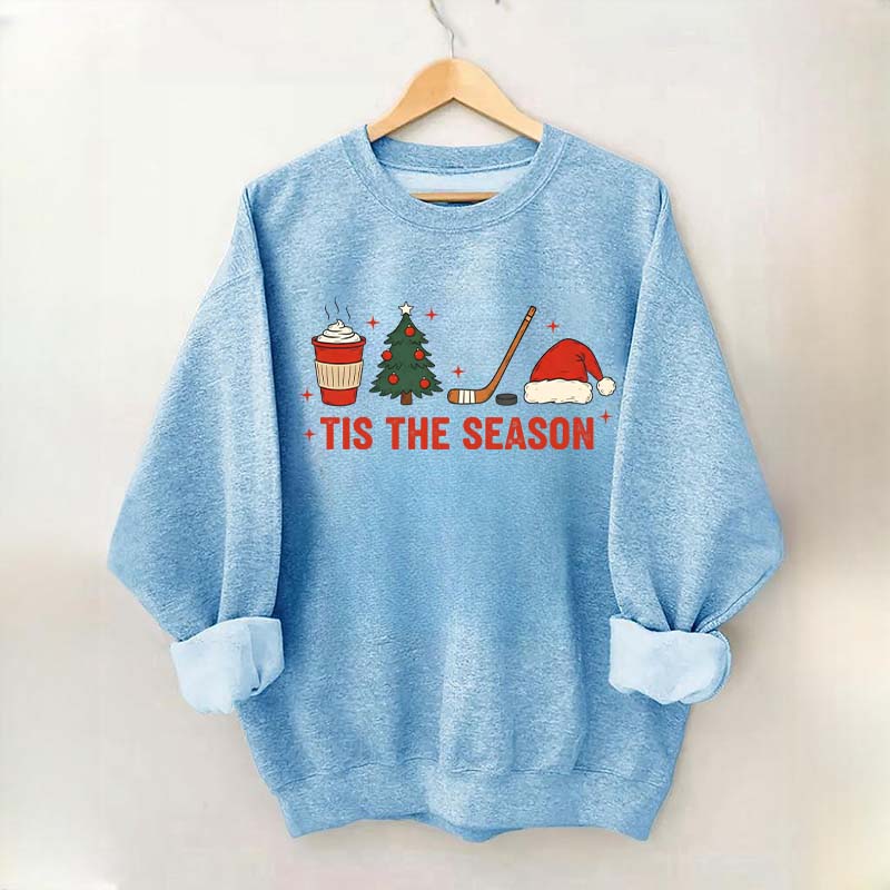 Tis The Season Hockey Christmas Sweatshirt