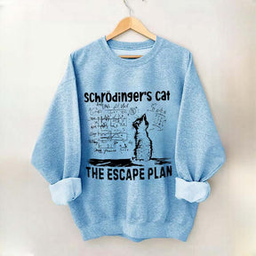 Funny Physics Science Cat Sweatshirt