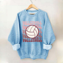 Retro Groovy VolleyBall Player Sweatshirt