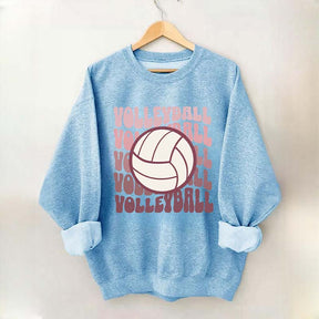 Retro Groovy VolleyBall Player Sweatshirt