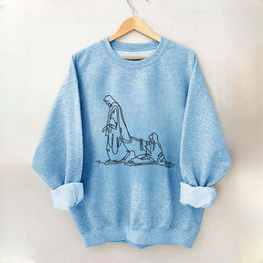 If You're Hanging on By a Thread Make Sure Its the Hem of His Garment Sweatshrit