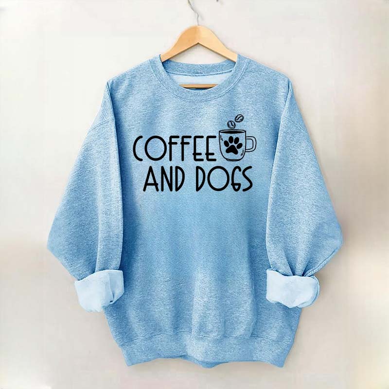 Coffee and Dogs Sweatshirt