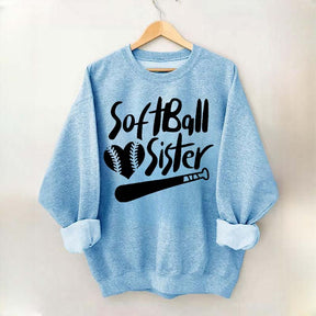 Softball Sister Game Days Sweatshirt