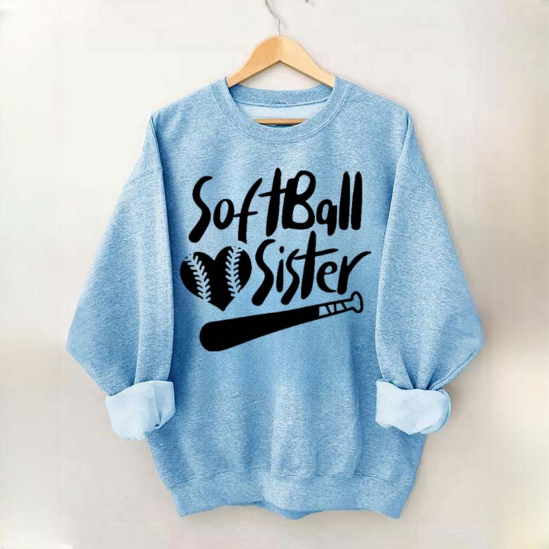 Softball Sister Game Days Sweatshirt