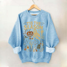 Tis' the Season Pumpkin Ghost Cute Sweatshirt