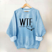WTF Win Face-Off Hockey Sweatshirt