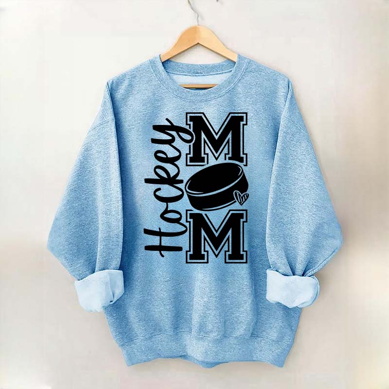 Hockey Mom Heart Simple Sweatshirt