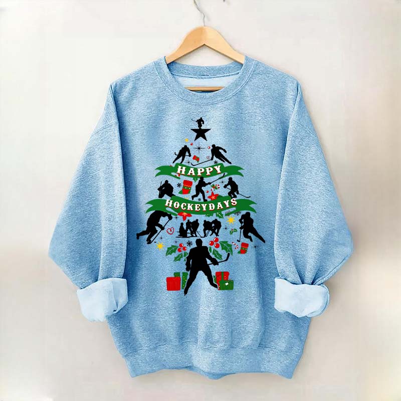 Happy Hockeydays Christmas Sweatshirt