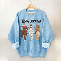 Howdy Christmas Western Cowgirl Rodeo Sweatshirt