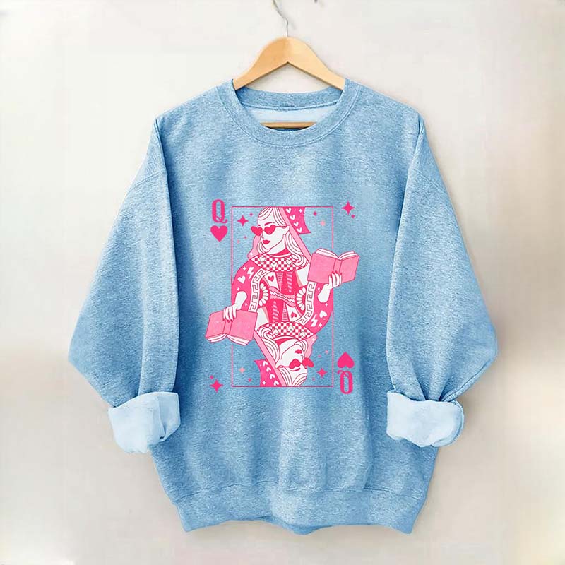 Retro Bookish Queen Sweatshirt