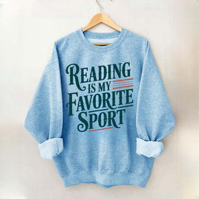 Reading Is My Favorite Sport Day Sweatshirt