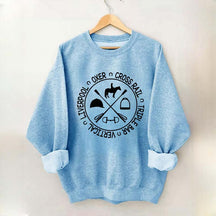 Horse Show Jumps Equestrian Sweatshirt