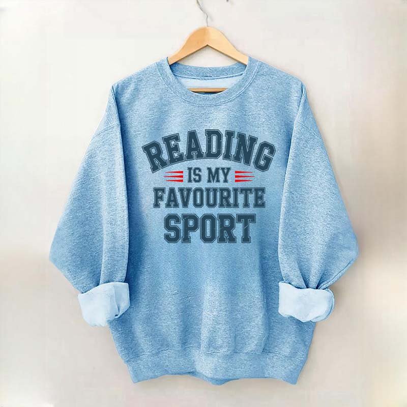 Librarian Reading Is My Favorite Sport Sweatshirt