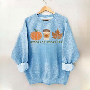 Cozy Autumn Sweater Weather Sweatshirt