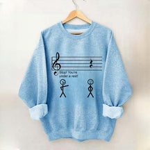 Stop Under a Rest Music Sweatshirt