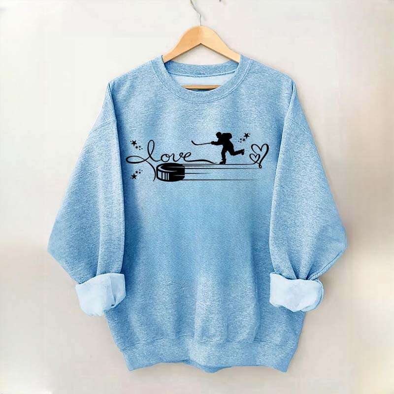 Coffee Hockey Dogs Coach Sweatshirt