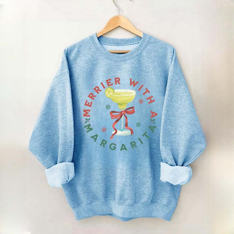 Christmas Margarita Xmas Cocktail Sweatshirt