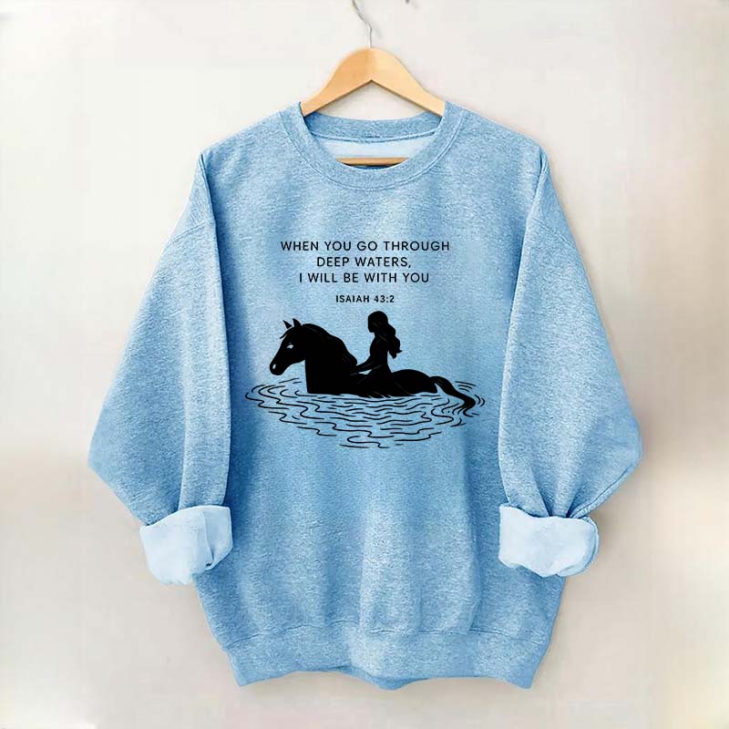 Christ Horse Religous Sweatshirt