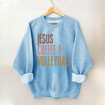 Jesus Coffee Volleyball Sweatshirt
