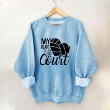 My Heart Is On That Court Sweatshirt