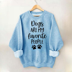 Dogs Are My Favorite People Funny Cute Sweatshirt