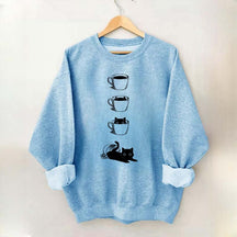Coffee Cat Lover Sweatshirt