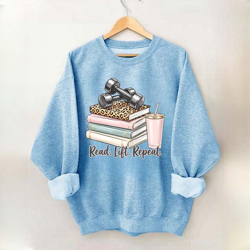 Read Lift Repeat Sweatshirt