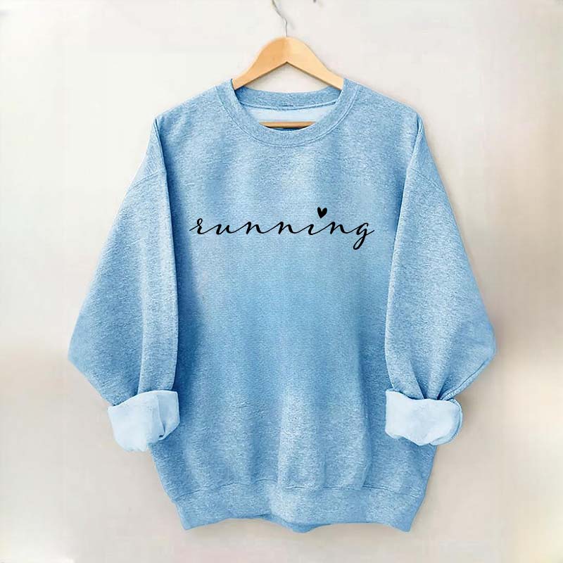 Running Jogging Heart Sweatshirt