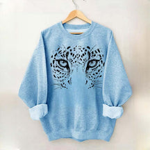 Comfort Leopard Face Sweatshirt