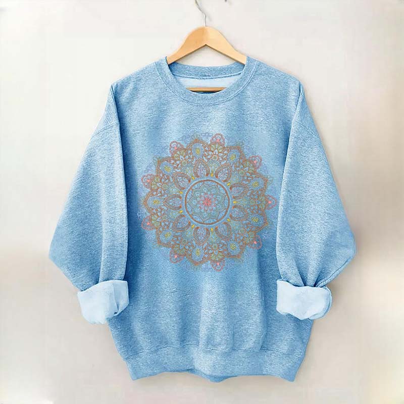 Retro Resist Subtle Mandala Sweatshirt