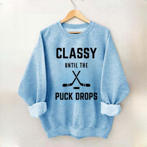 Classy Hockey Mom Sweatshirt