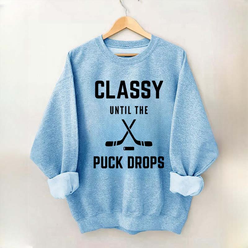 Classy Hockey Mom Sweatshirt