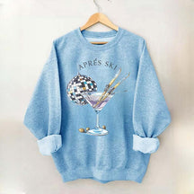 Womens Skiing Winter Sweatshirt