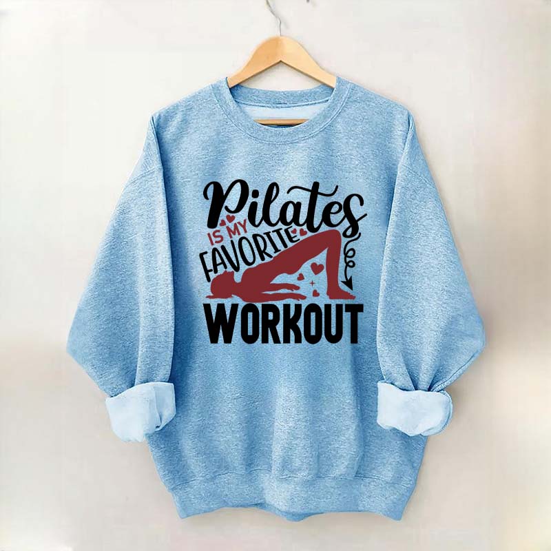 Pilates Workout Statement Sweatshirt