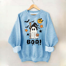 Halloween Boo Ghost Spooky Fall Sweatshirt