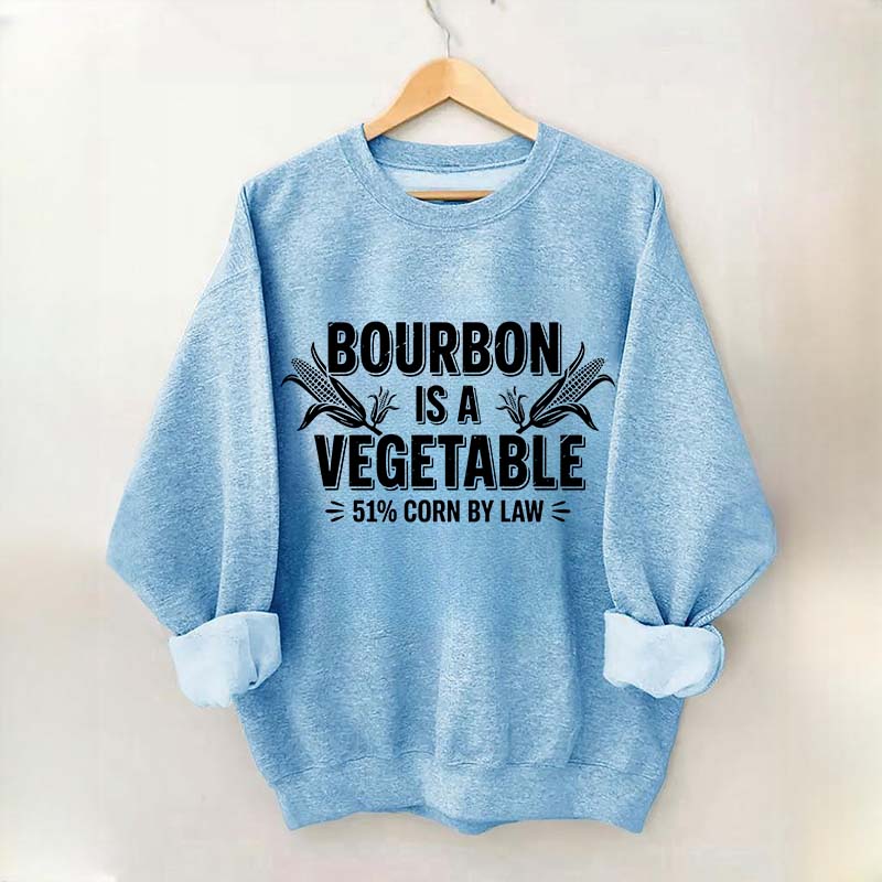 Funny Bourbon 51% Corn by Law Whiskey Sweatshirt