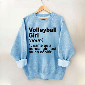 Volleyball Girl Definition Funny Sweatshirt
