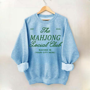 Personalized Mahjong Social Club Sweatshirt