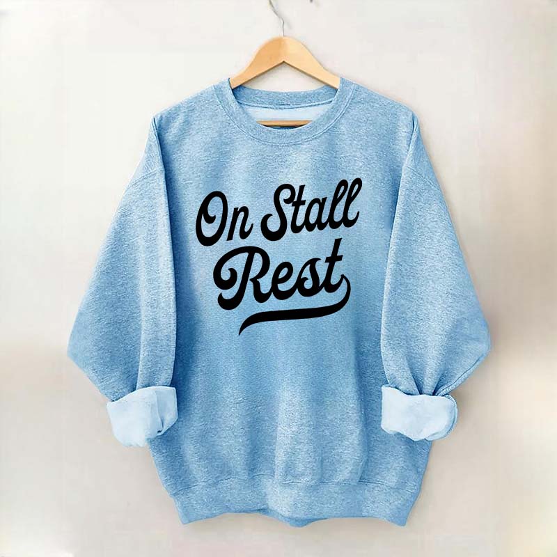 Funny Horse On Stall Rest Sweatshirt